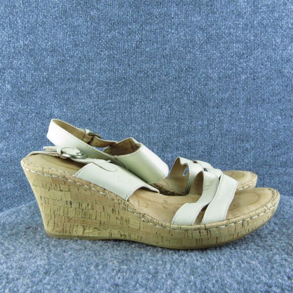 Born Women‎ Ankle Strap Sandal Shoes Size 11 Medium Beige Leather - Picture 4 of 10